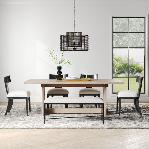 Joss & Main Dalina Solid Wood Dining Table & Reviews | Wayfair